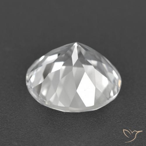 Topazio Bianco trasparente naturale da 4.29 ct, Rotondo, VVS