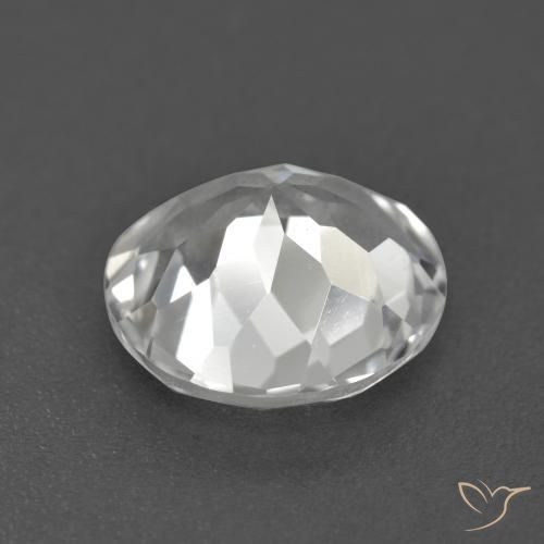 Topazio Bianco trasparente naturale da 3.62 ct, Rotondo, VVS