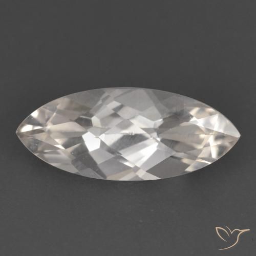 1.53ct Naturale Bianco Topazio, Taglio marquise, VS