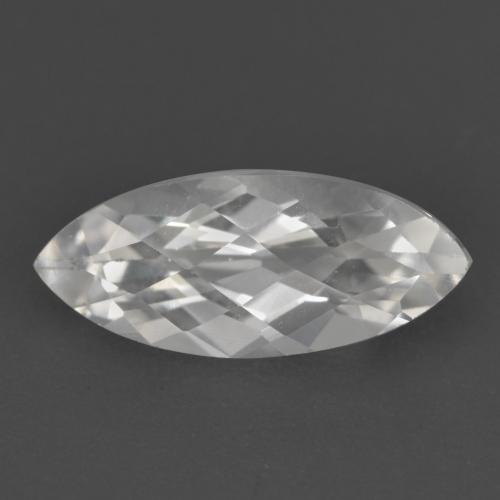 Topazio naturale bianco da 1,62 ct, marchesa, VS