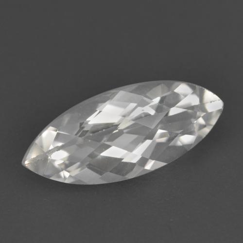 Topazio naturale bianco da 1,62 ct, marchesa, VS