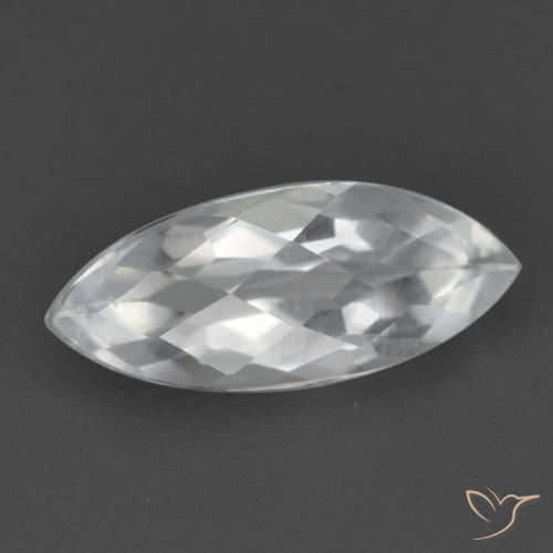 Topazio Bianco naturale da 1.64 ct, Taglio marquise, VS
