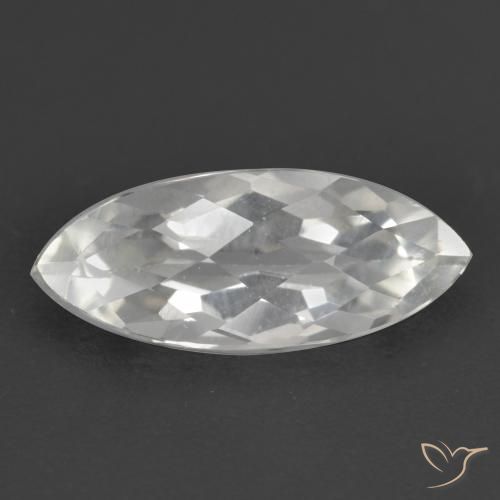 1.80ct Naturale Bianco Topazio, Taglio marquise, VS