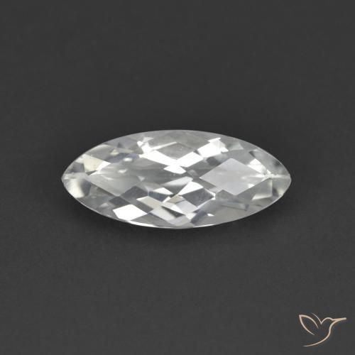 1.69ct Naturale Bianco Topazio, Taglio marquise, VS