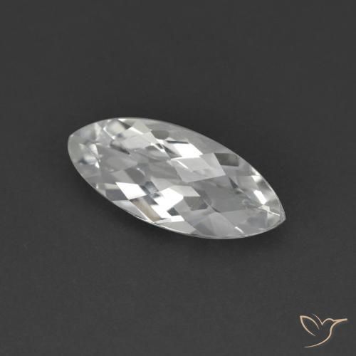 Topazio Bianco naturale da 1.69 ct, Taglio marquise, VS