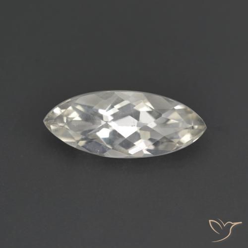 1.67ct Naturale Bianco caldo Topazio, Taglio marquise, VS