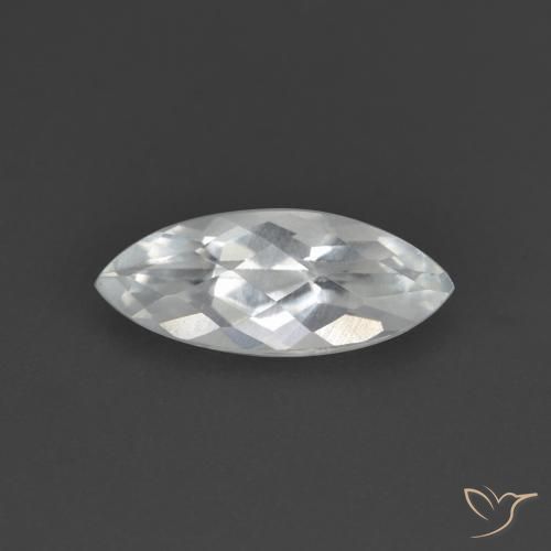 1.67ct Naturale Bianco Topazio, Taglio marquise, VS