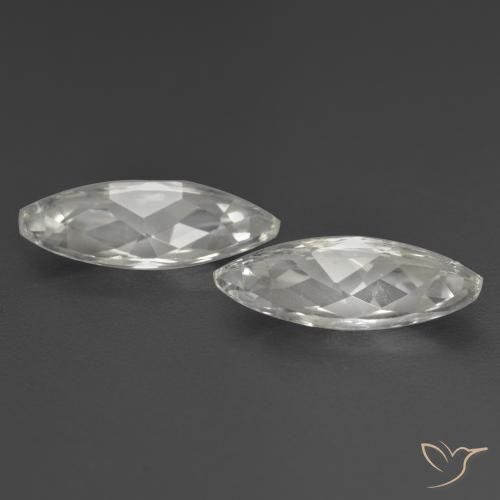 Gemme di Topazio Bianco caldo naturale da 3.12 ct, Taglio marquise, VS