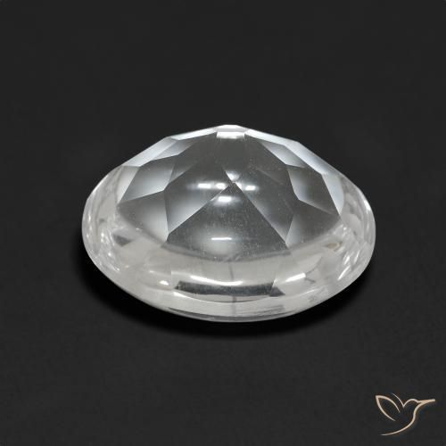 Topazio Bianco trasparente naturale da 5.49 ct, Ovale, Trasparente