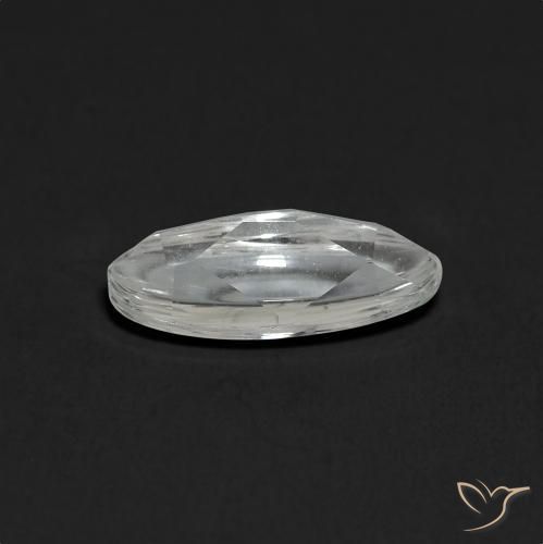 Topazio Bianco trasparente naturale da 1.40 ct, Ovale, Trasparente