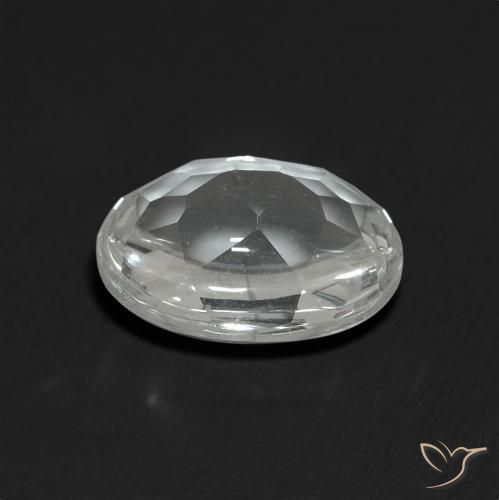 Topazio Bianco naturale da 3.51 ct, Ovale, Trasparente