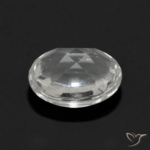 Topazio Bianco trasparente naturale da 3.46 ct, Ovale, Trasparente