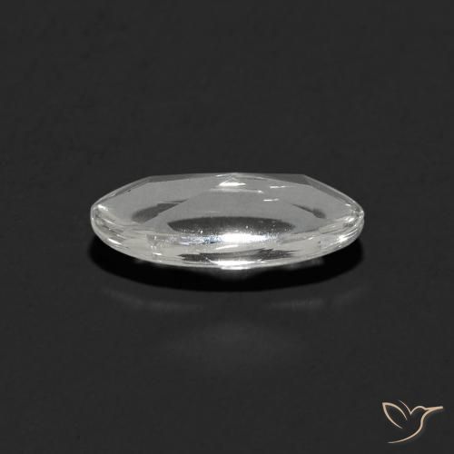 Topazio Bianco trasparente naturale da 1.15 ct, Ovale, Trasparente