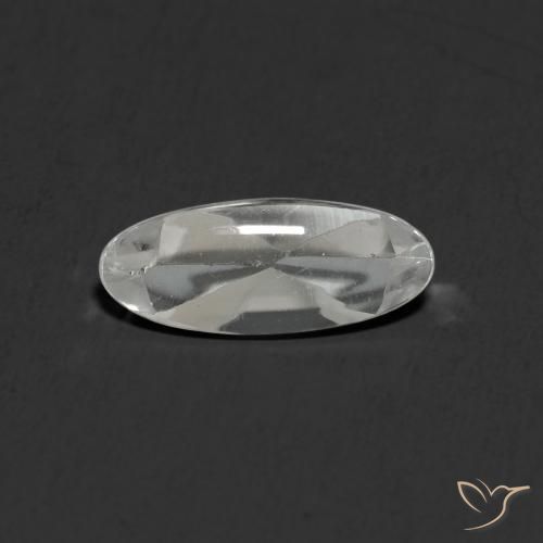 1.16ct Naturale Bianco Topazio, Ovale, Trasparente
