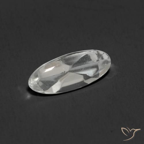 Topazio Bianco naturale da 1.16 ct, Ovale, Trasparente
