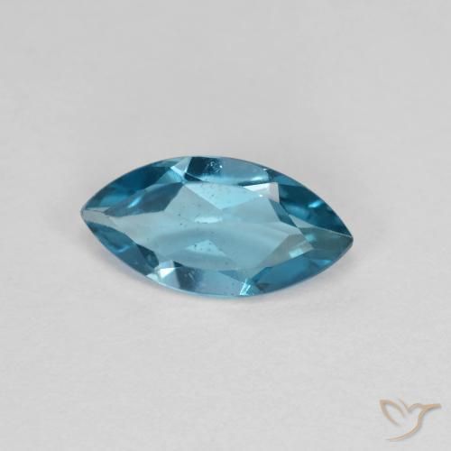 Topazio Blu London naturale da 1.01 ct, Taglio marquise, VS