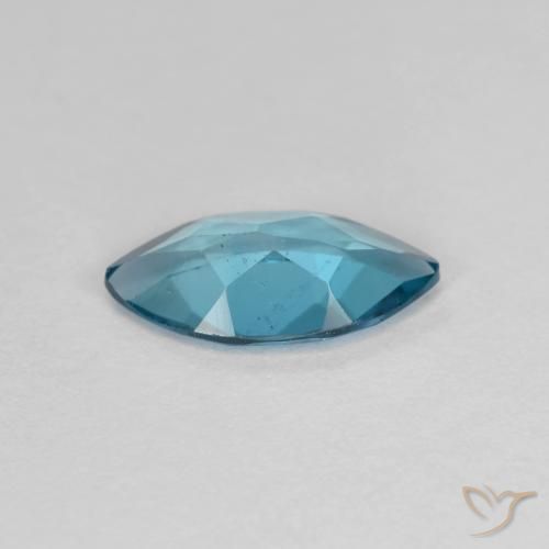 Topazio Blu London naturale da 1.01 ct, Taglio marquise, VS