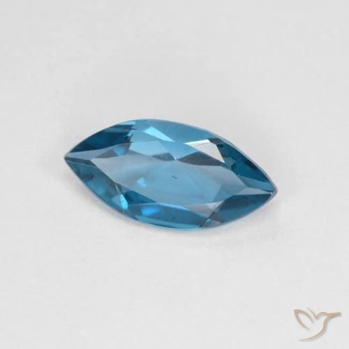 Topazio Blu svizzero naturale da 1.17 ct, Taglio marquise, VS