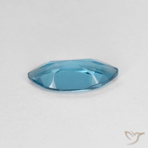 Topazio Blu svizzero naturale da 1.09 ct, Taglio marquise, VS