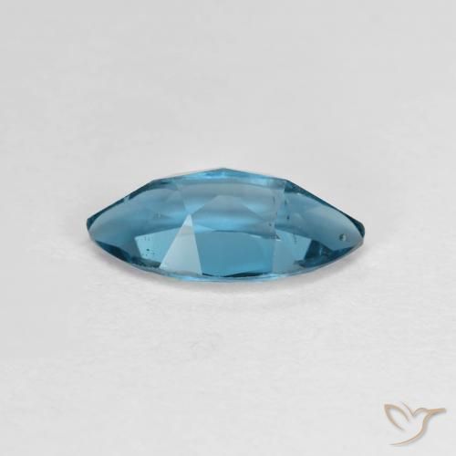 Topazio Blu London naturale da 1.35 ct, Taglio marquise, VS