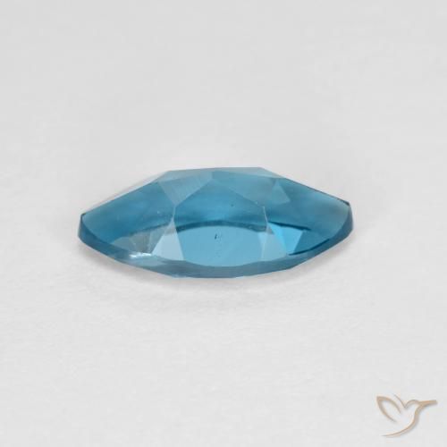 Topazio Blu London naturale da 1.36 ct, Taglio marquise, VS