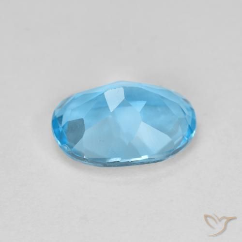 Topazio Blu svizzero naturale da 2.08 ct, Ovale, VS