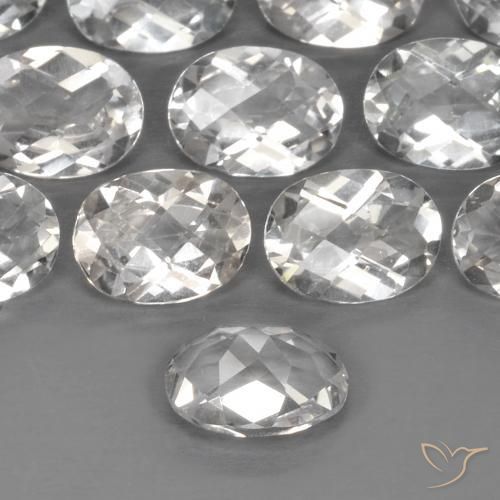 Topazio Bianco caldo naturale da 1.45 ct, Ovale, VVS-VS
