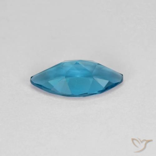 Topazio Blu London naturale da 1.17 ct, Taglio marquise, VS
