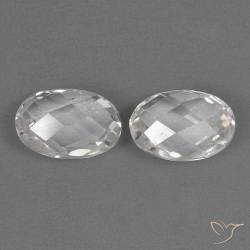 Gemme di Topazio Bianco naturale da 1.32 ct, Ovale, VVS