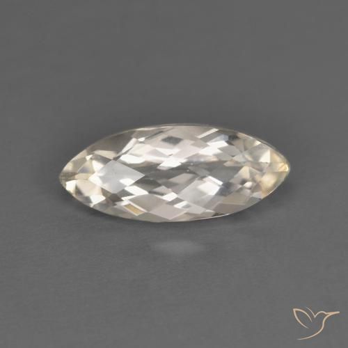 1.88ct Naturale Bianco caldo Topazio, Taglio marquise, VVS-VS