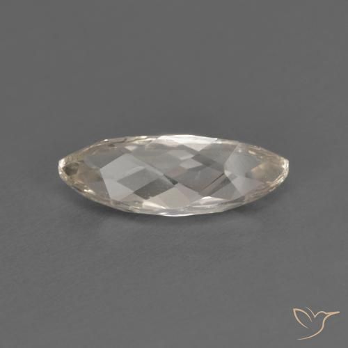 Topazio Bianco caldo naturale da 1.88 ct, Taglio marquise, VVS-VS