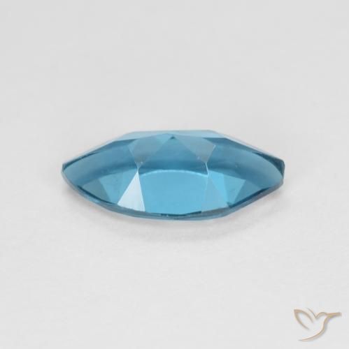 Topazio Blu London naturale da 1.16 ct, Taglio marquise, VVS