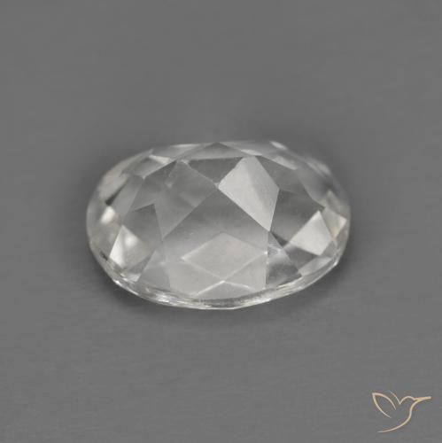 Topazio Bianco naturale da 3.34 ct, Ovale, VVS