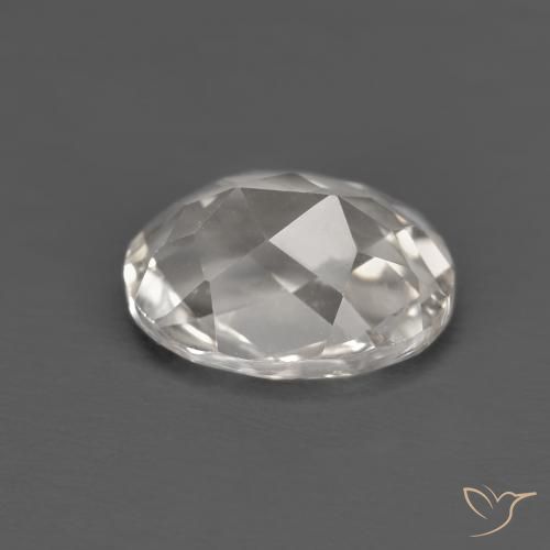 Topazio Bianco caldo naturale da 3.49 ct, Ovale, VVS