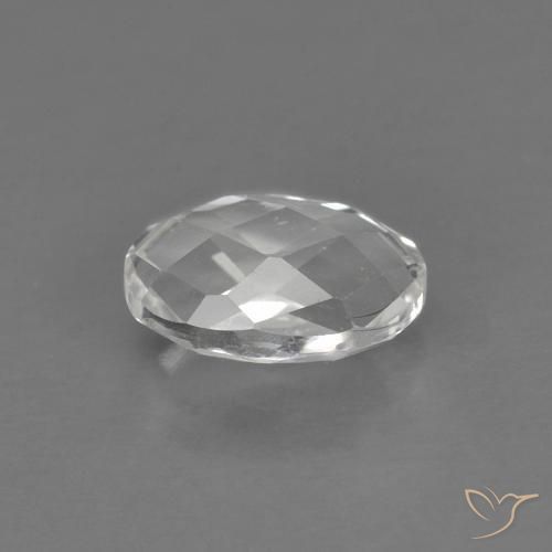 Topazio Bianco naturale da 0.67 ct, Ovale, VVS