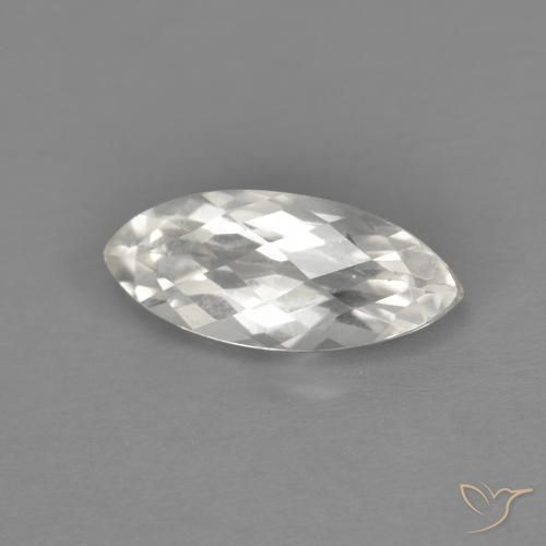 Topazio Bianco caldo naturale da 1.85 ct, Taglio marquise, VVS-VS