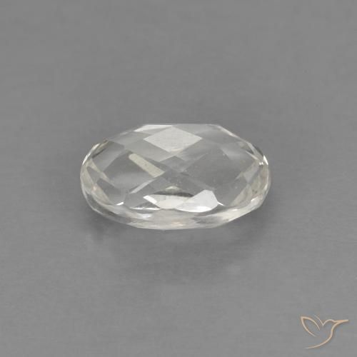 Topazio Bianco caldo naturale da 0.64 ct, Ovale, VS