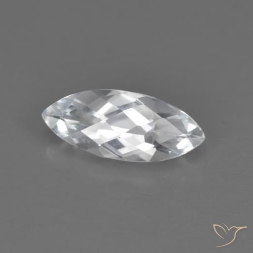 Topazio Bianco naturale da 1.60 ct, Taglio marquise, VVS-VS