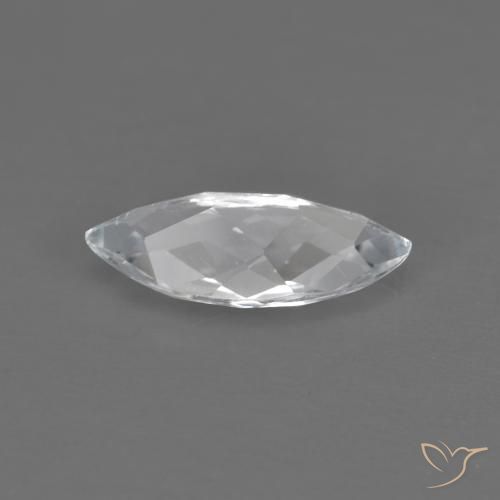 Topazio Bianco naturale da 1.60 ct, Taglio marquise, VVS-VS