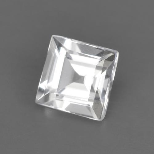 Topazio Bianco naturale da 0.52 ct, Quadrato, VVS-VS