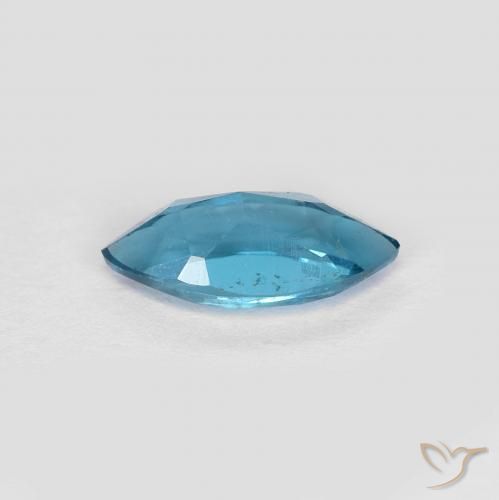 Topazio Blu London naturale da 0.97 ct, Taglio marquise, VS