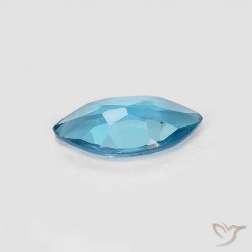 Topazio Blu London naturale da 0.91 ct, Taglio marquise, VS