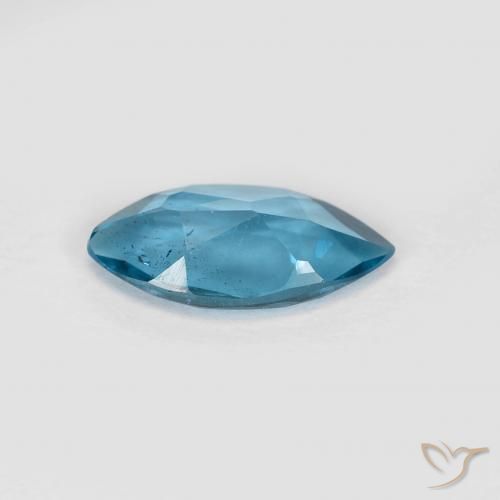 Topazio Blu London naturale da 0.97 ct, Taglio marquise, VS