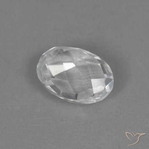 Topazio Bianco naturale da 0.69 ct, Ovale, VVS