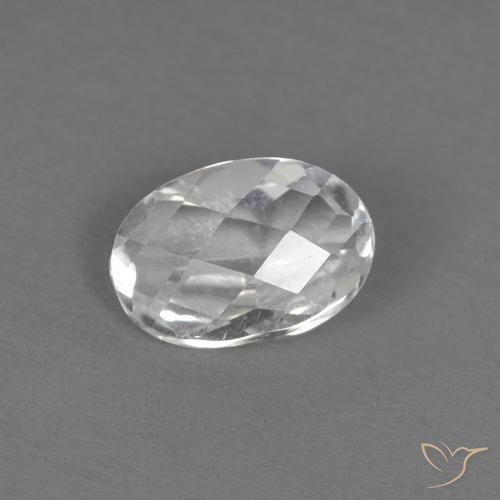 Topazio Bianco naturale da 0.56 ct, Ovale, VVS