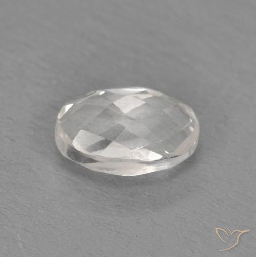 Topazio Bianco caldo naturale da 0.68 ct, Ovale, VVS