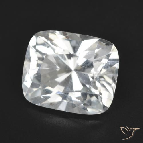 Topazio Bianco caldo naturale da 6.43 ct, Cuscino, VVS