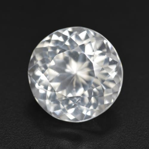 Topazio Bianco naturale da 5.85 ct, Rotondo, VVS-VS