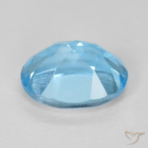 Topazio Blu svizzero naturale da 1.76 ct, Ovale, VS