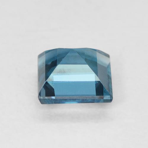 Topazio Blu London naturale da 0.79 ct, Quadrato, VVS